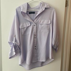 Lilac Buttoned Blouse